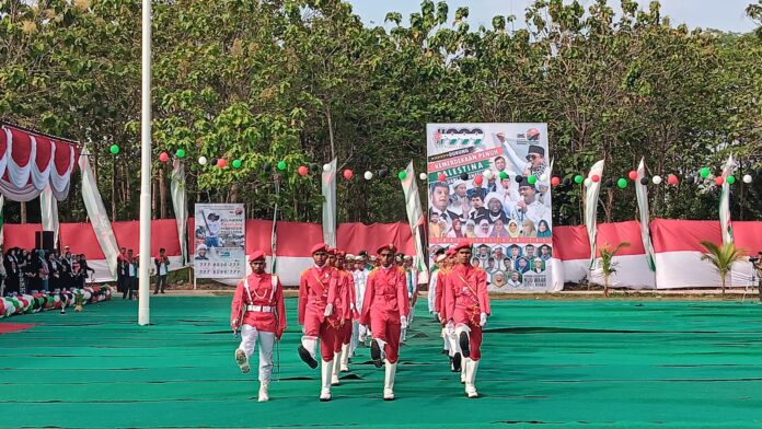 ponpes-afkn-gelar-upacara-dukung-kemerdekaan-palestina