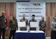 PP MUHAMMADIYAH–KPK TEKEN MOU ANTIKORUPSI, UMC SIAP PERKUAT PENDIDIKAN INTEGRITAS