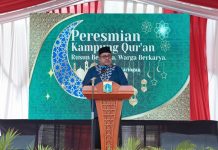 DORONG LAHIRNYA GENERASI QURANI, WAGUB RANO RESMIKAN KAMPUNG QUR’AN RUSUNAWA PENJARINGAN