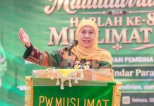 HADIRI HARLAH MUSLIMAT NU KALTARA, KHOFIFAH TEGASKAN PERAN IBU SEBAGAI MADRASAH UTAMA