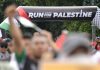 RIBUAN WARGA PADATI TITIK NOL YOGYA IKUTI RUN FOR PALESTINE